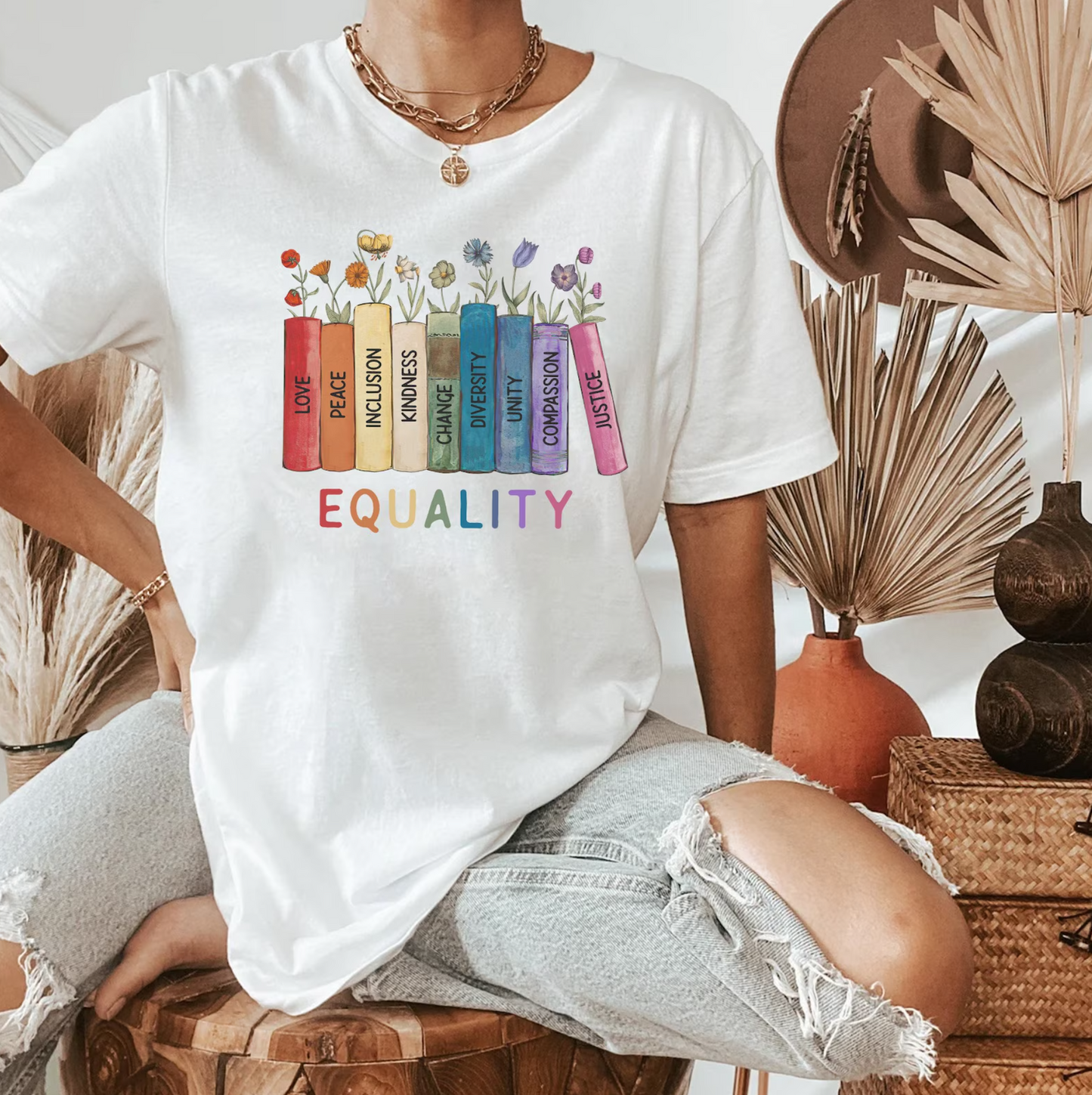 Equal Rights Shirt, Social Justice Shirt, Equality Peace Love Kindness Shirt, Feminist Gift