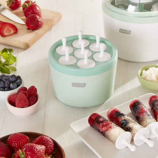 DASH Everyday Ice Cream Maker with Mixing Bowl & Ice Pop Molds, 1 QT