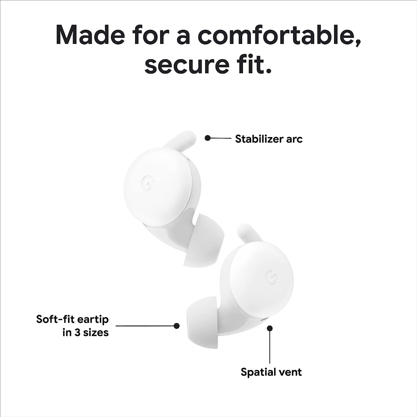 Google Pixel Buds A-Series - Truly Wireless Earbuds - Audio Headphones with Bluetooth