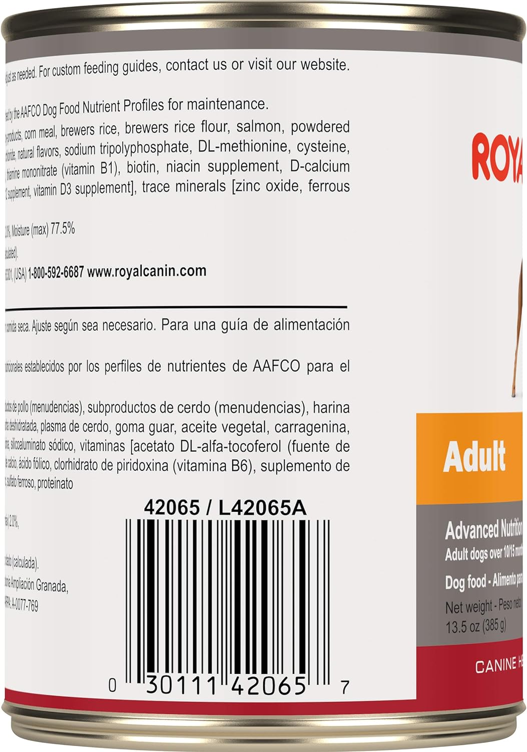 Royal Canin Canine Health Nutrition Adult In Gel Wet Dog Food, 13.5 oz, 12-Pack -  Wet Dog Food Royal Canin