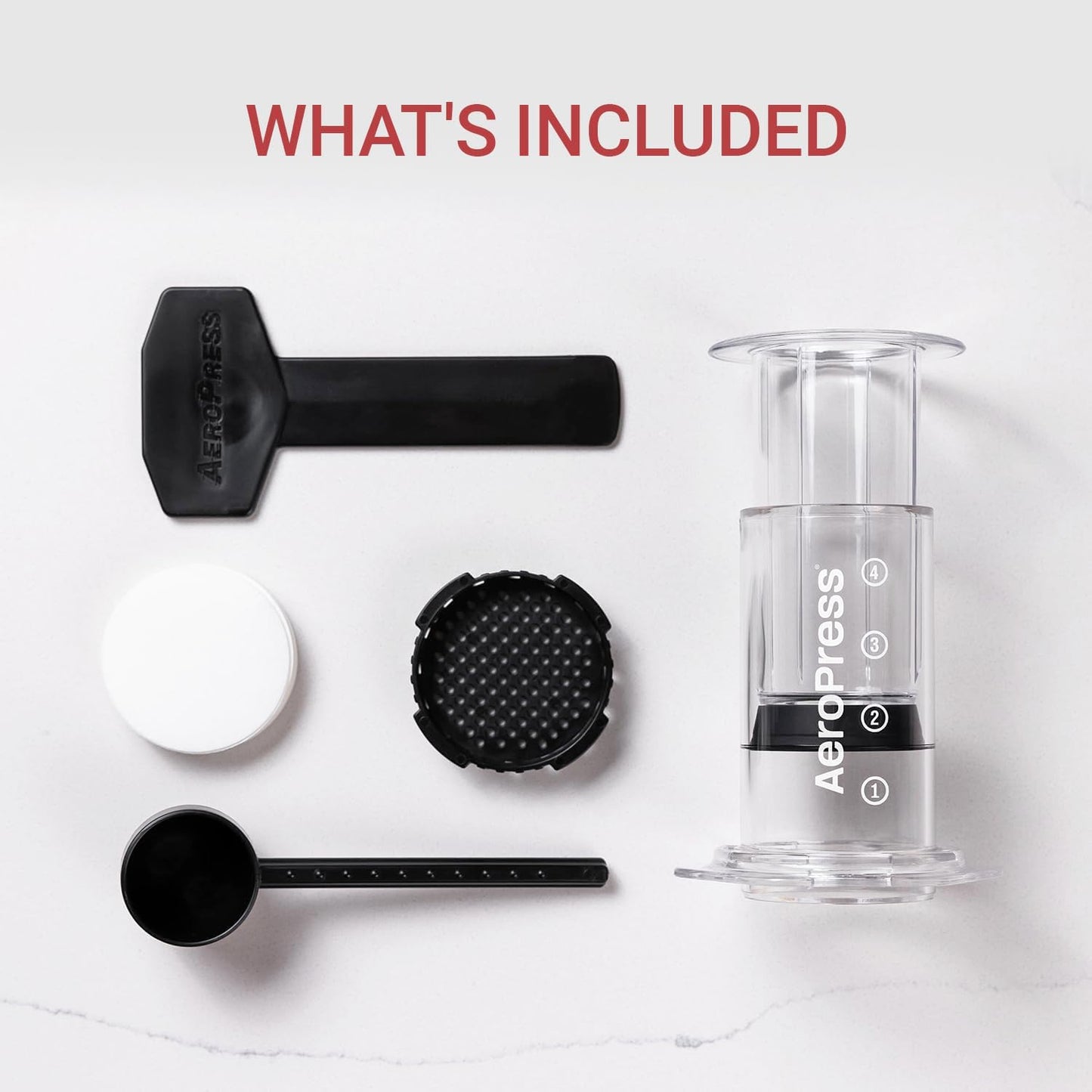 Aeropress Go Travel Coffee Press Kit - 3 in 1 brew method combines French Press