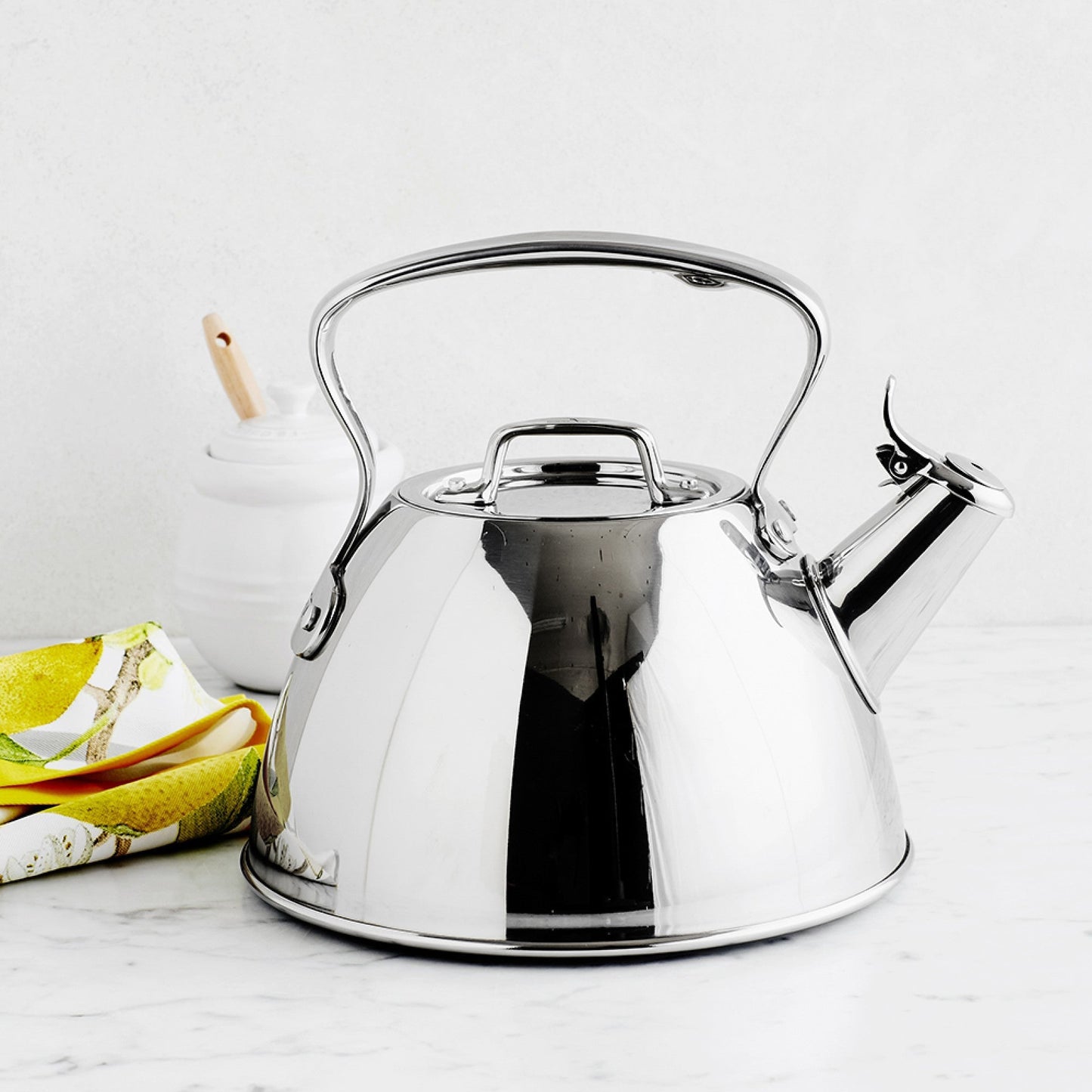 All-Clad Specialty Stainless Steel Tea Kettle 2 QT Induction Pots & Pans, Cookware Silver