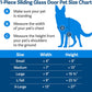 PetSafe Freedom Aluminum Patio Panel Sliding Glass Pet Door for Dogs & Cats - Adjustable Height -  Dog Gates & Pens PetSafe