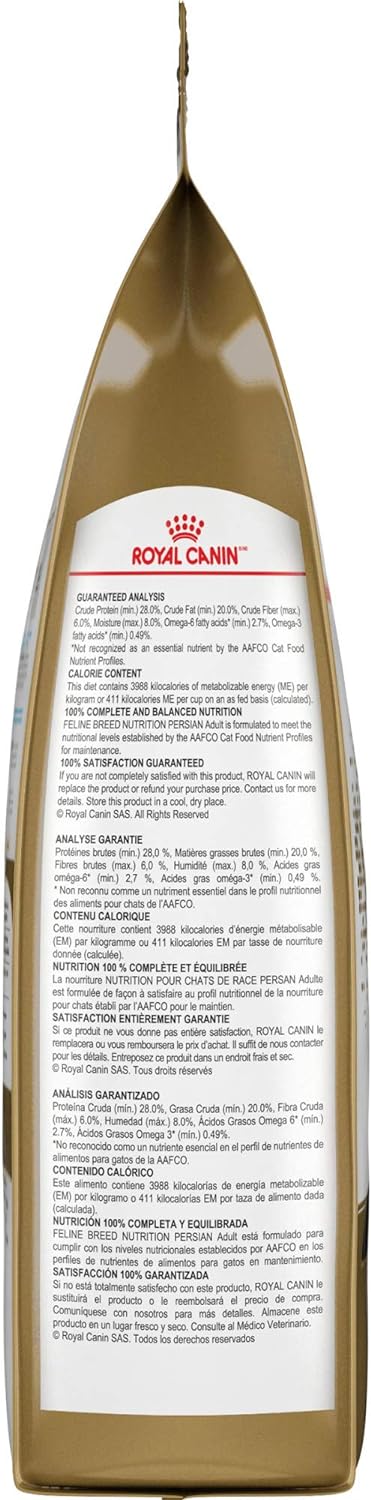 Royal Canin Persian Feline Breed Nutrition Adult Dry Cat Food, 7 LB -  Dry Cat Food Royal Canin