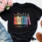 Equal Rights Shirt, Social Justice Shirt, Equality Peace Love Kindness Shirt, Feminist Gift