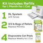 Purina Tidy Cats BREEZE XL Litter Box System Starter Kit With Pellets & Pads -  Litter Box Purina Tidy Cats