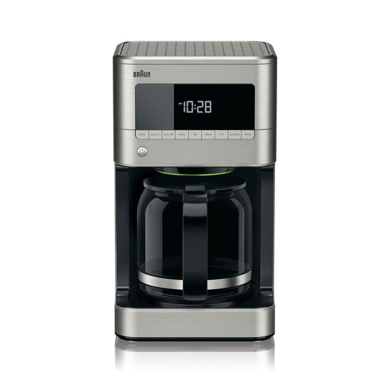 Braun BrewSense Drip Coffee Maker 12-Cup, Silver