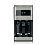 Braun BrewSense Drip Coffee Maker 12-Cup, Silver