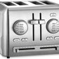 Cuisinart CPT-640P1 4-Slice Custom Select Toaster, Stainless Steel