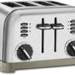Cuisinart 4 Slice Toaster Oven, Brushed Stainless, CPT-180P1
