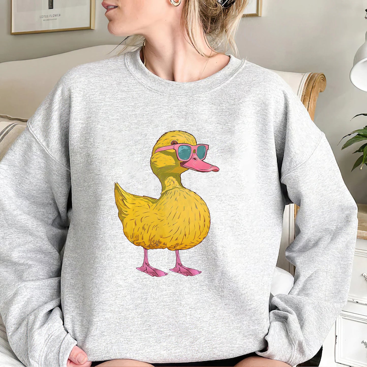 Duck Summer Wear Glasses Shirt, Vacation Shirt, Cute Duck Shirt, Duck Lover Shirt, Farmer Shirt, Duck Mom