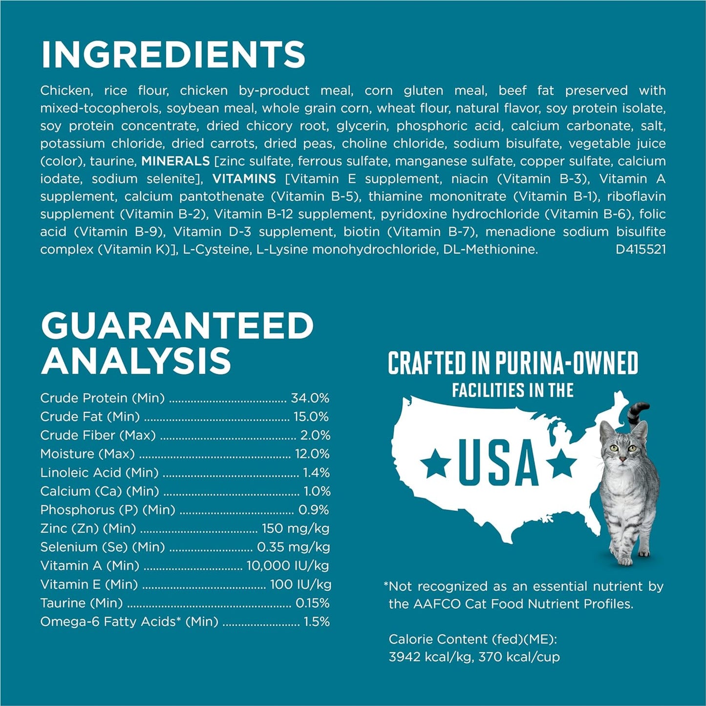 Purina ONE Natural Dry Cat Food, Tender Selects Blend With Real Chicken -  Dry Cat Food Purina ONE