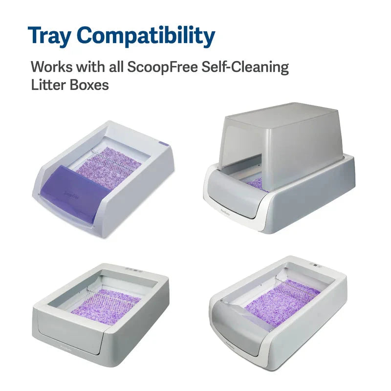 PetSafe ScoopFree Blue/White Crystal Cat Litter Tray Refills, 3 Pack