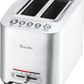 Breville BTA820XL Die-Cast 2-Slice Smart Toaster, Brushed Stainless Steel