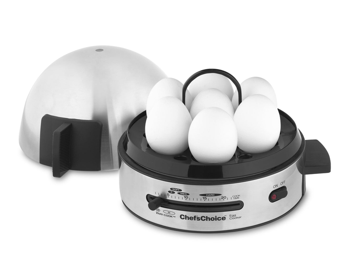 Chef'sChoice 810 Gourmet 7-Egg Cooker Nonstick Stainless Steel