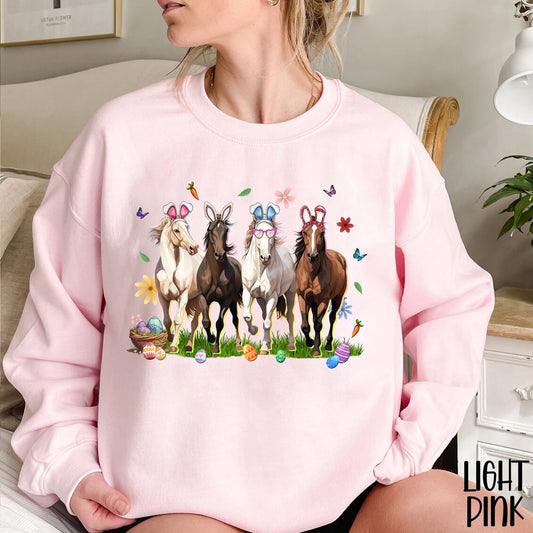 Easter Horse Shirt, Horse Lover Shirt, Horse Bunny Easter Shirt, Funny Easter Shirt, Horse Shirt