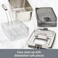All-Clad 3.5L 1700W Electric Deep Fryer with Basket, Digital Controls - Stainless Steel