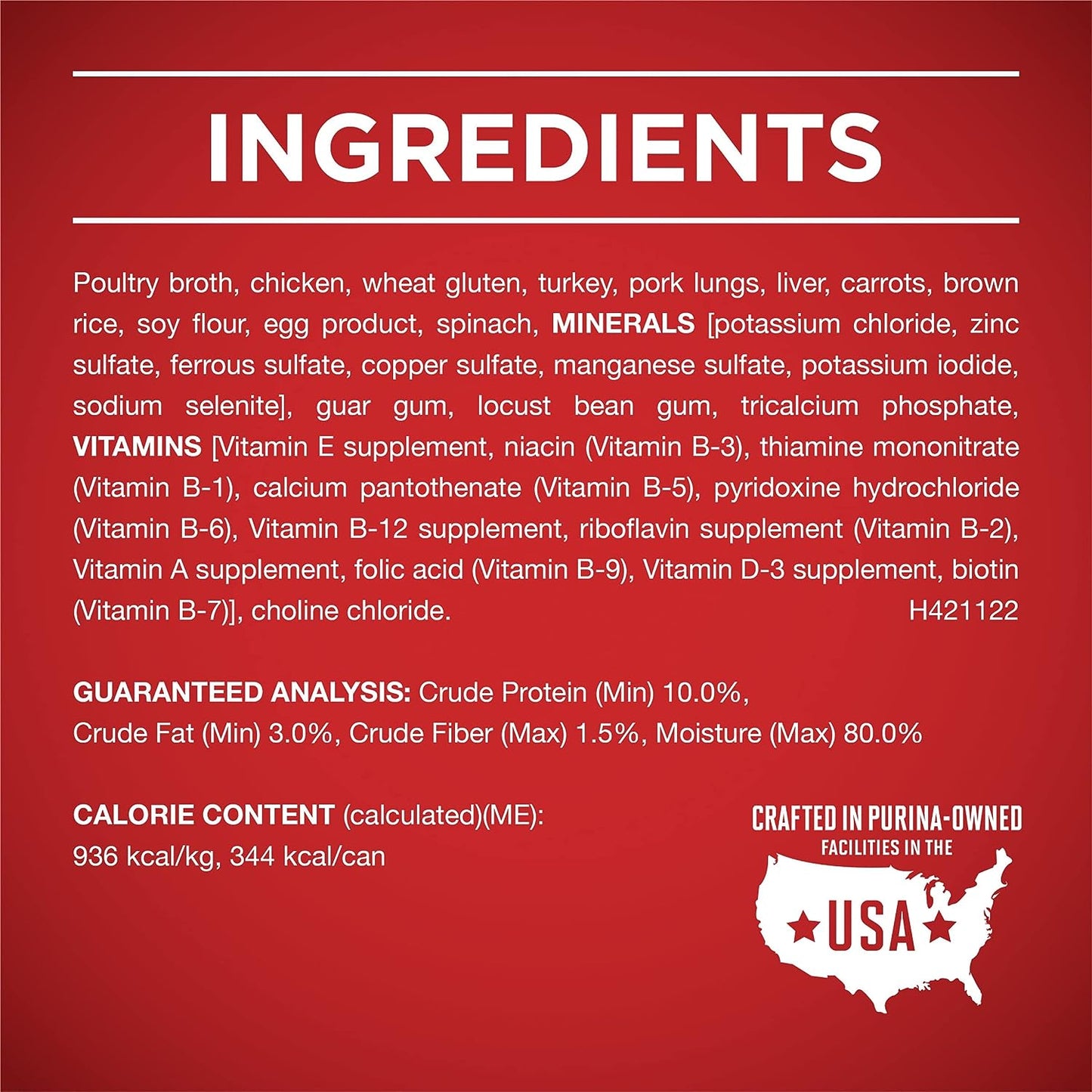 Purina ONE Natural High Protein Wet Dog Food, Tender Cuts in Gravy Chicken & Brown Rice Entree -  Wet Dog Food Purina ONE