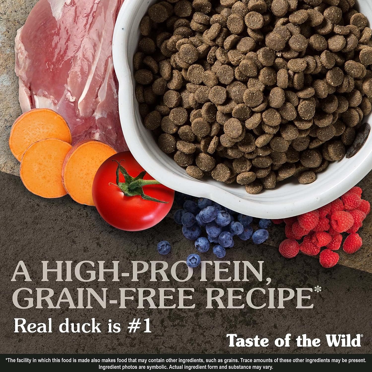 Taste of the Wild Wetlands Grain-Free Roasted Duck Dry Dog Food -  Dry Dog Food Taste of the Wild