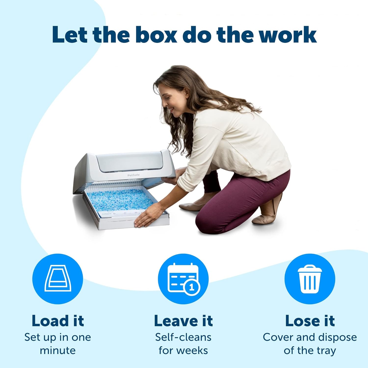 PetSafe ScoopFree Self-Cleaning Litter Box Second Generation -  Self-Cleaning Litter Box PetSafe
