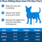 PetSafe 2-Piece Fits Sliding Glass Pet Door 76" - 81" Cat and Dog Door