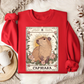 Capybara Tarot Card Shirt, Capybara Lover Shirt, Capybara Flower Shirt, Retro Capybara Shirt
