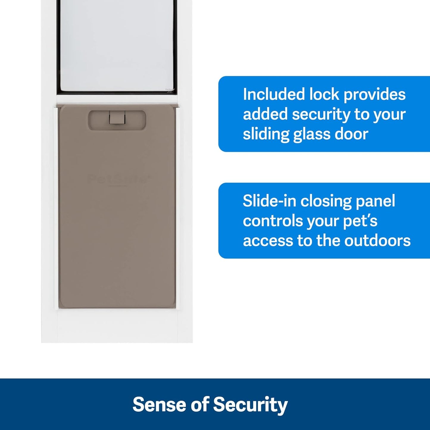 PetSafe 1-Piece Sliding Glass Pet Door for Dogs & Cats - Adjustable Height -  Dog Gates & Pens PetSafe