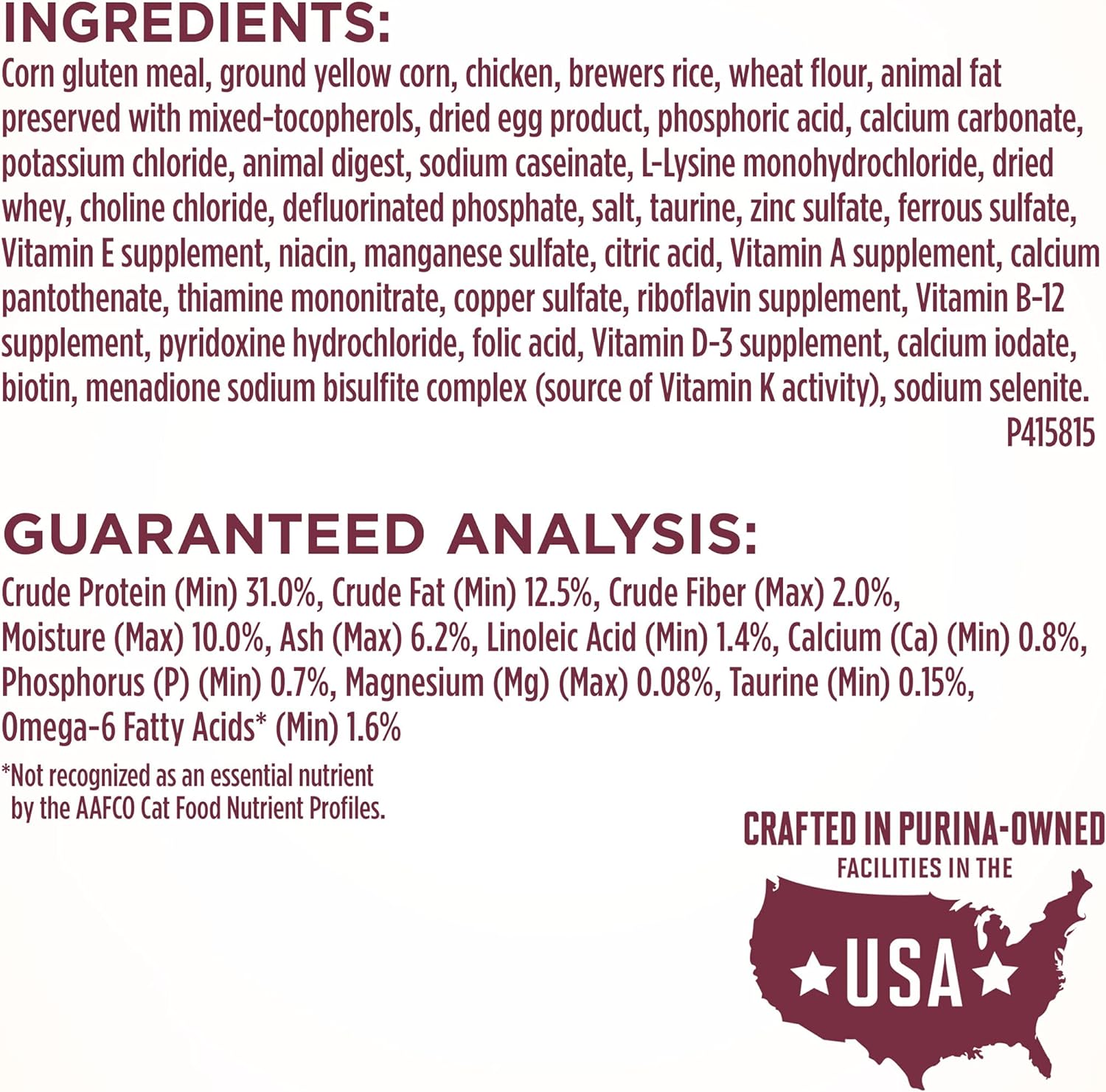 Purina ONE High Protein +Plus Urinary Tract Health Adult Dry Cat Food -  Dry Cat Food Purina ONE