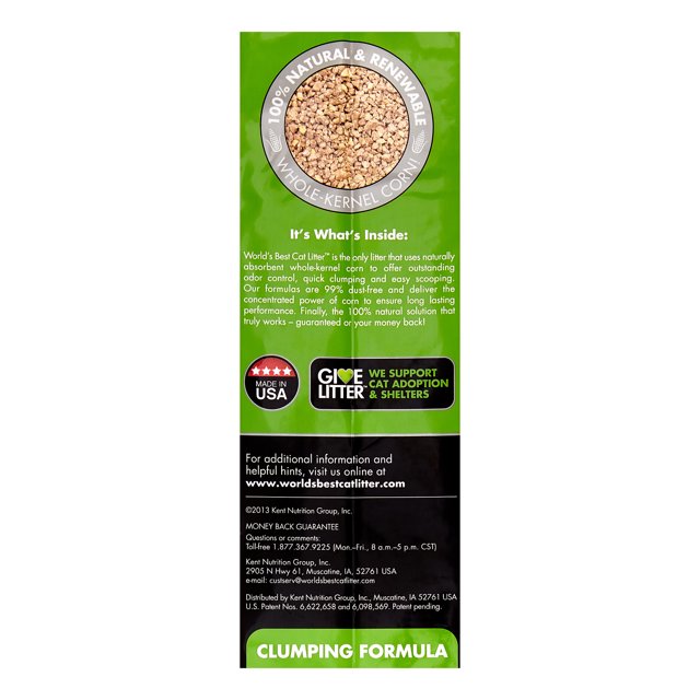 World's Best Cat Litter Original Unscented Natural Cat Litter, 28 LB -  Cat Litter World's Best Cat Litter