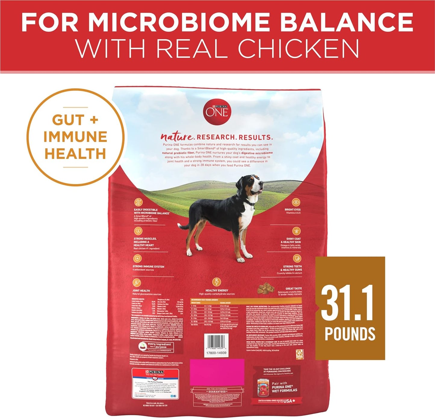 Purina ONE Chicken and Rice Formula Dry Dog Food, Saving Up to 50% -  Dry Dog Food Purina ONE