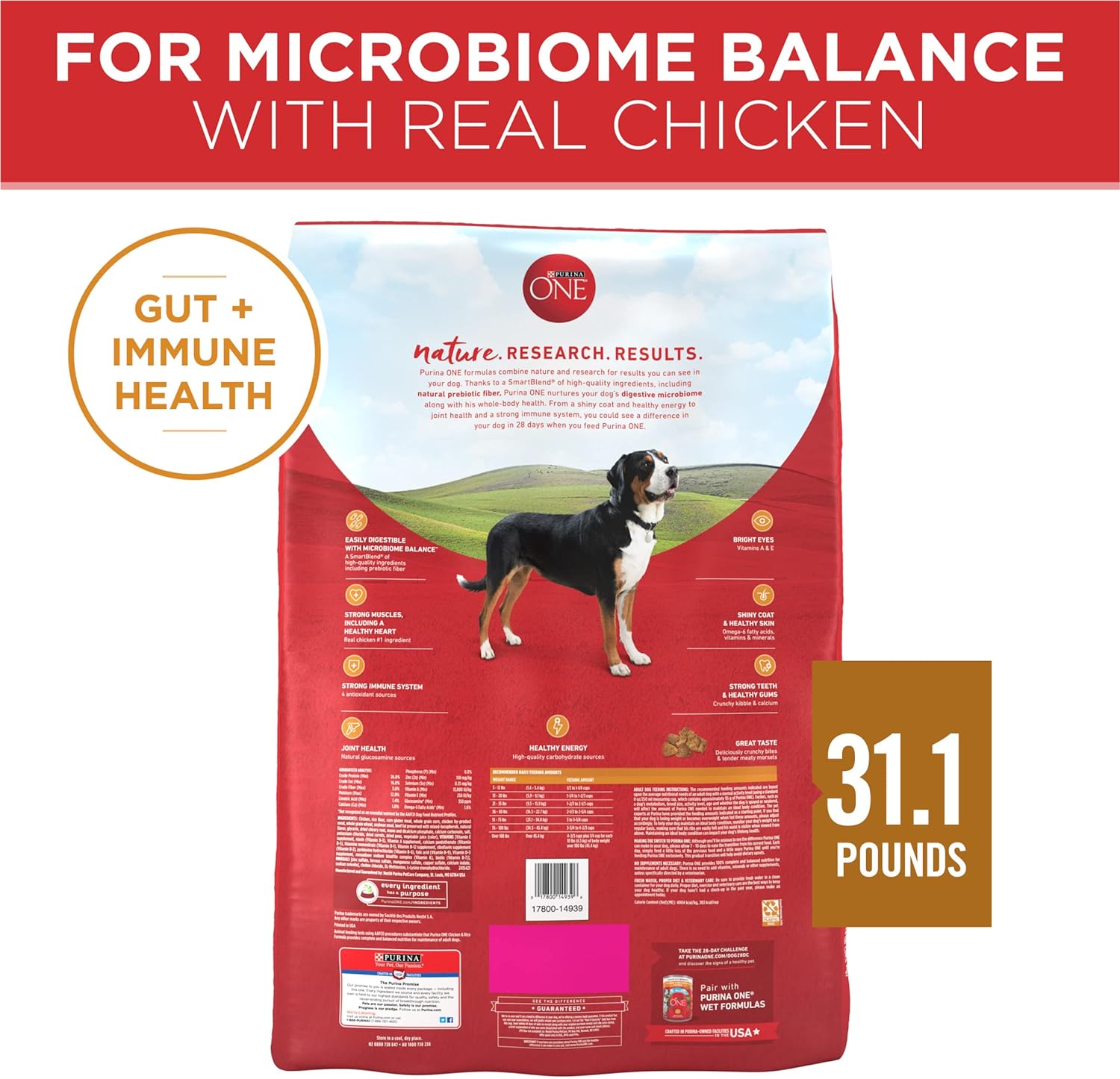 Purina ONE Chicken and Rice Formula Dry Dog Food, Saving Up to 50% -  Dry Dog Food Purina ONE