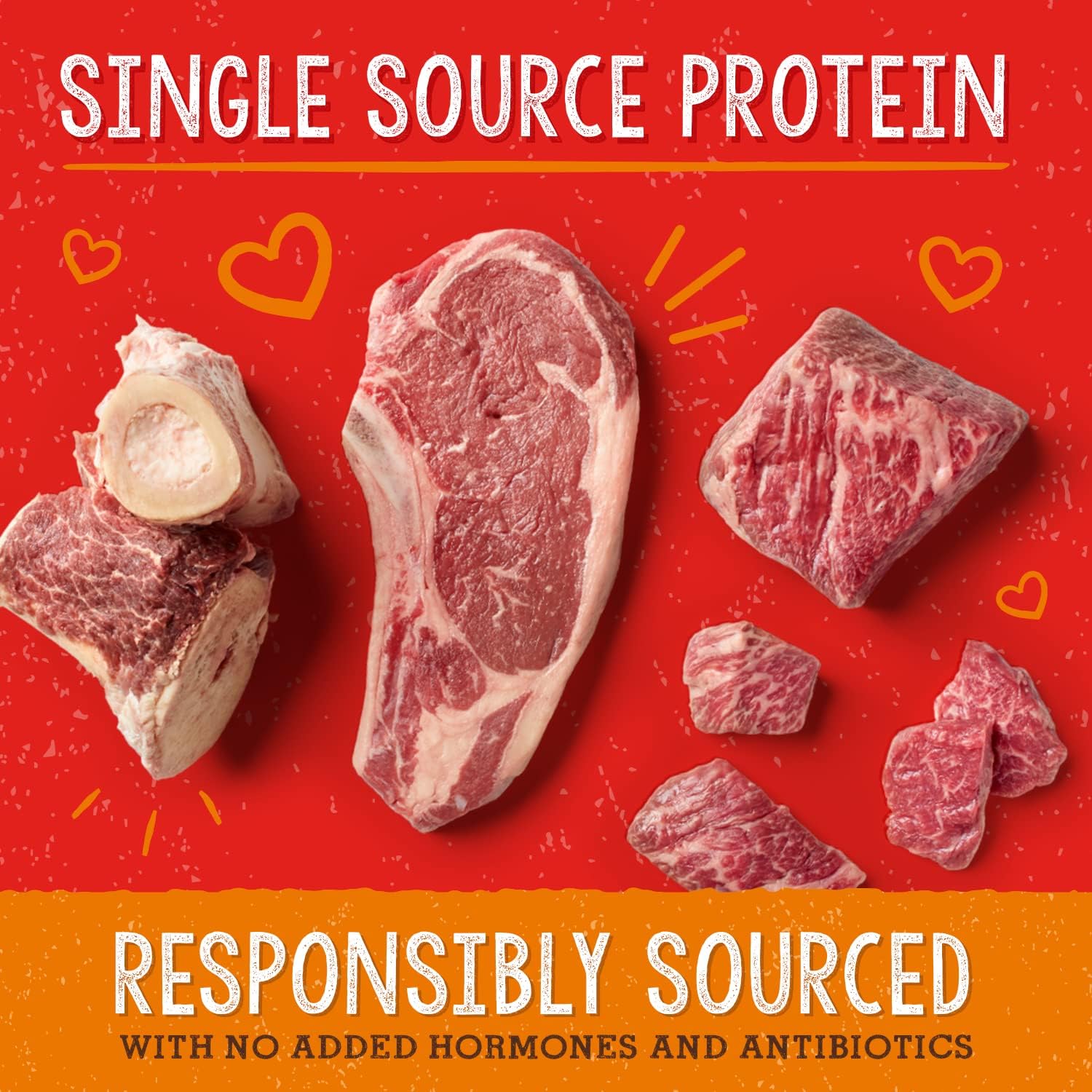 Stella & Chewy's Freeze Dried Raw Super Beef Meal Mixer High Protein Dry Dog Food Topper -  Dry Dog Food Stella & Chewy's
