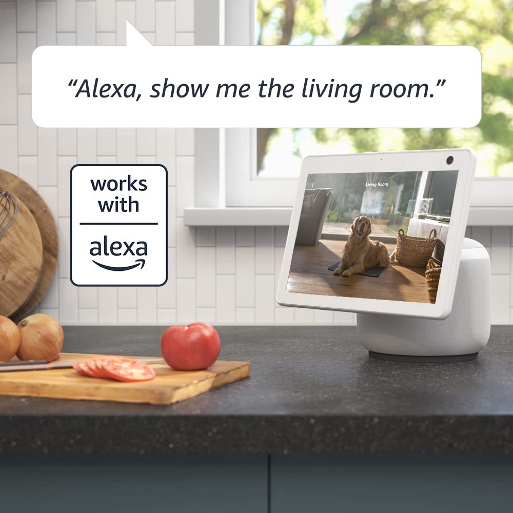Blink Mini Pan-Tilt Alexa-Enabled Indoor Rotating Plug-In Smart Security Camera
