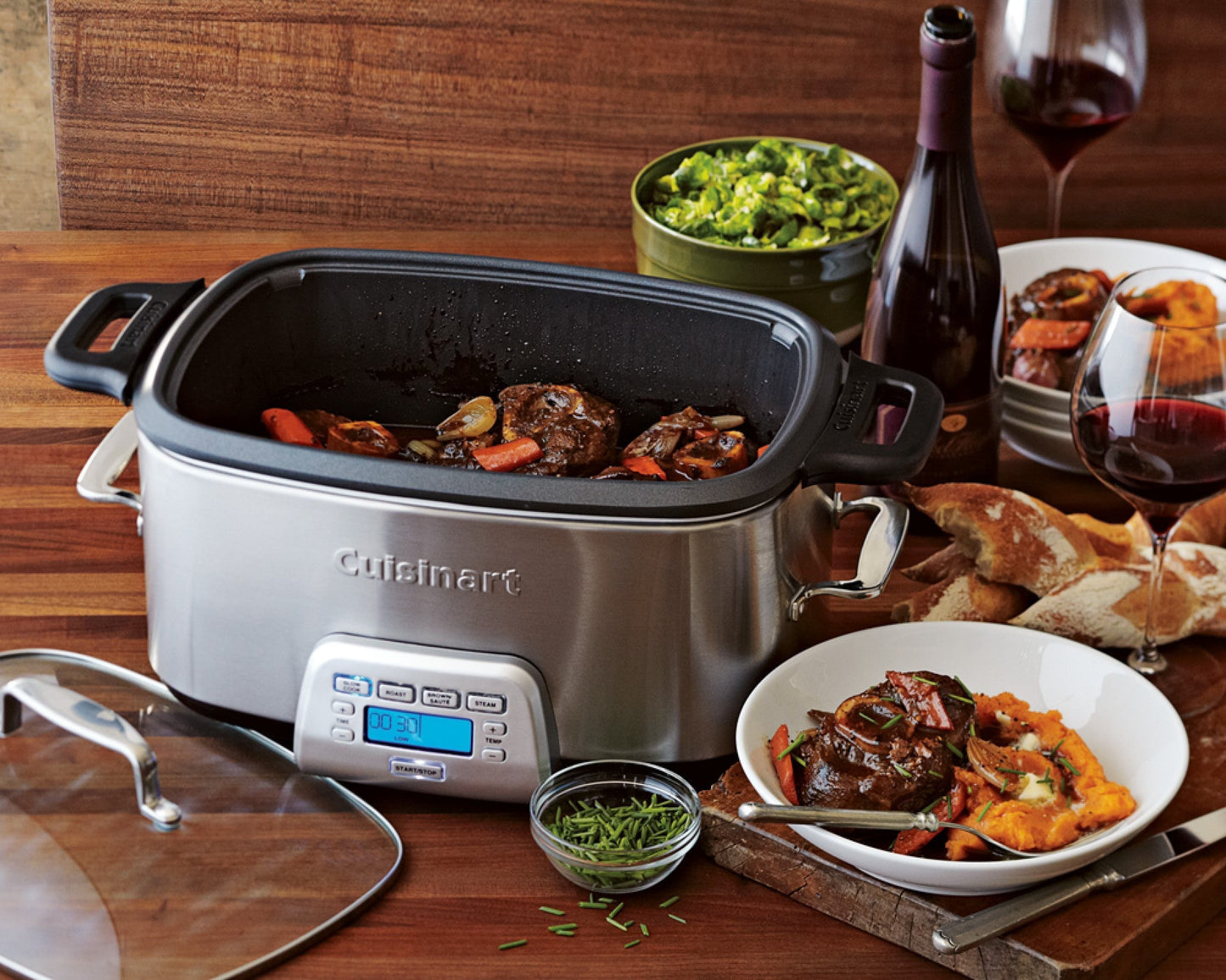 Cuisinart MSC-800 7-Quart 4-in-1 Cook Central Multicooker, Stainless Steel
