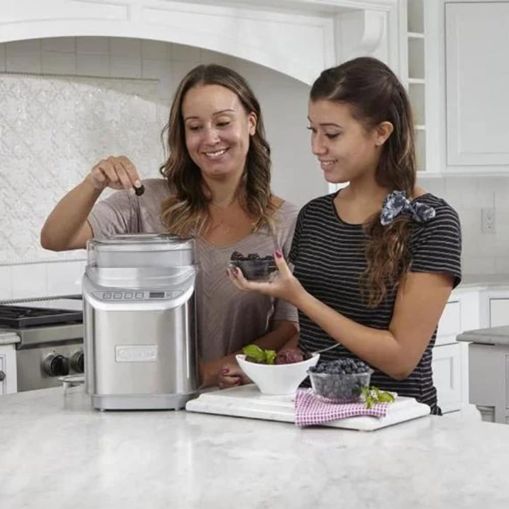 Cuisinart Electric Ice Cream Make Machine, 2 Quart ICE-70 Stainless Steel