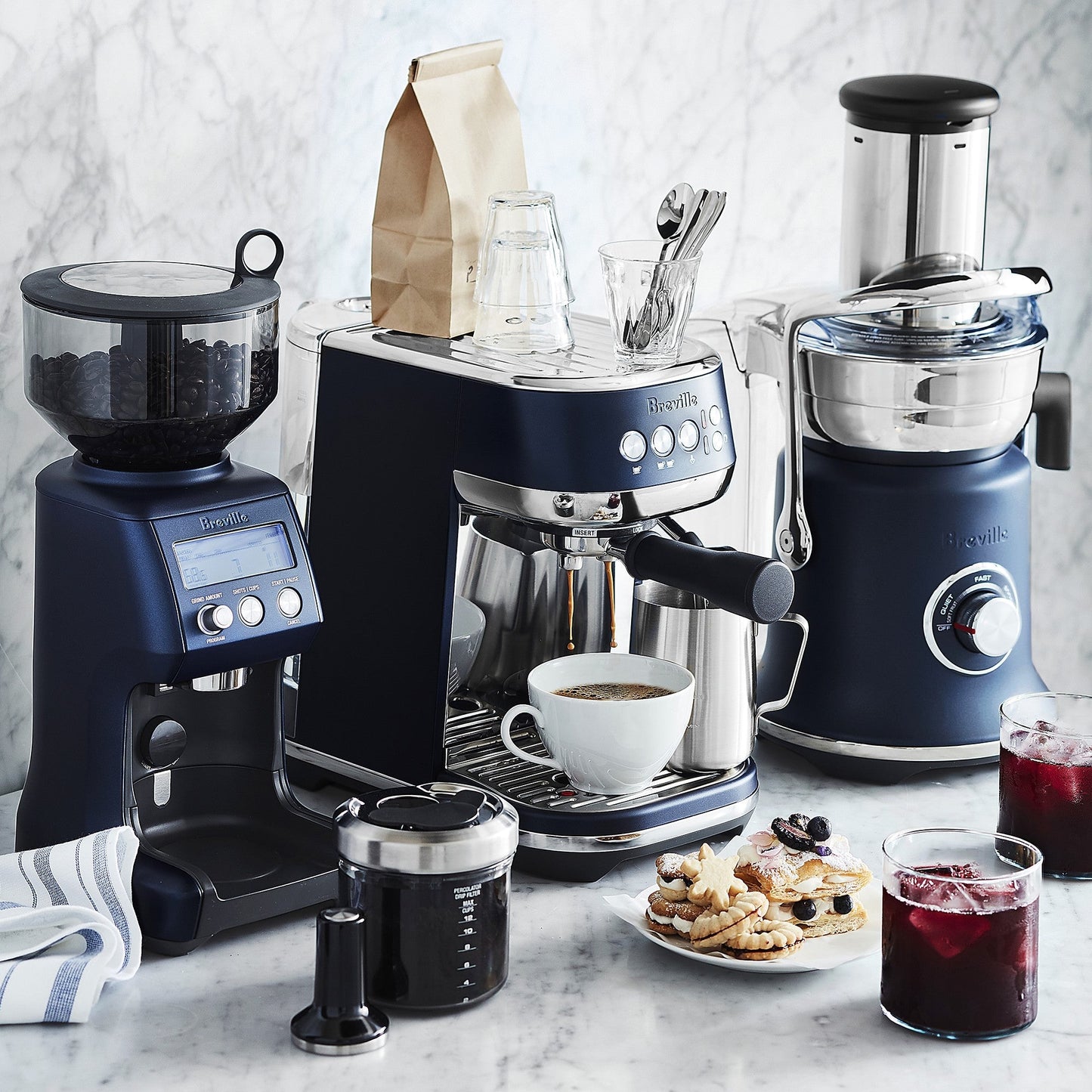 Breville Bambino Plus Espresso Machine,64 Fluid Ounces, Brushed Stainless Steel, BES500BSS