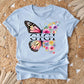 Nana Shirt, Mother's Day Shirt, Butterfly Grandma Shirt, Grandma With Kids Names Shirt, Custom Grandma Shirt