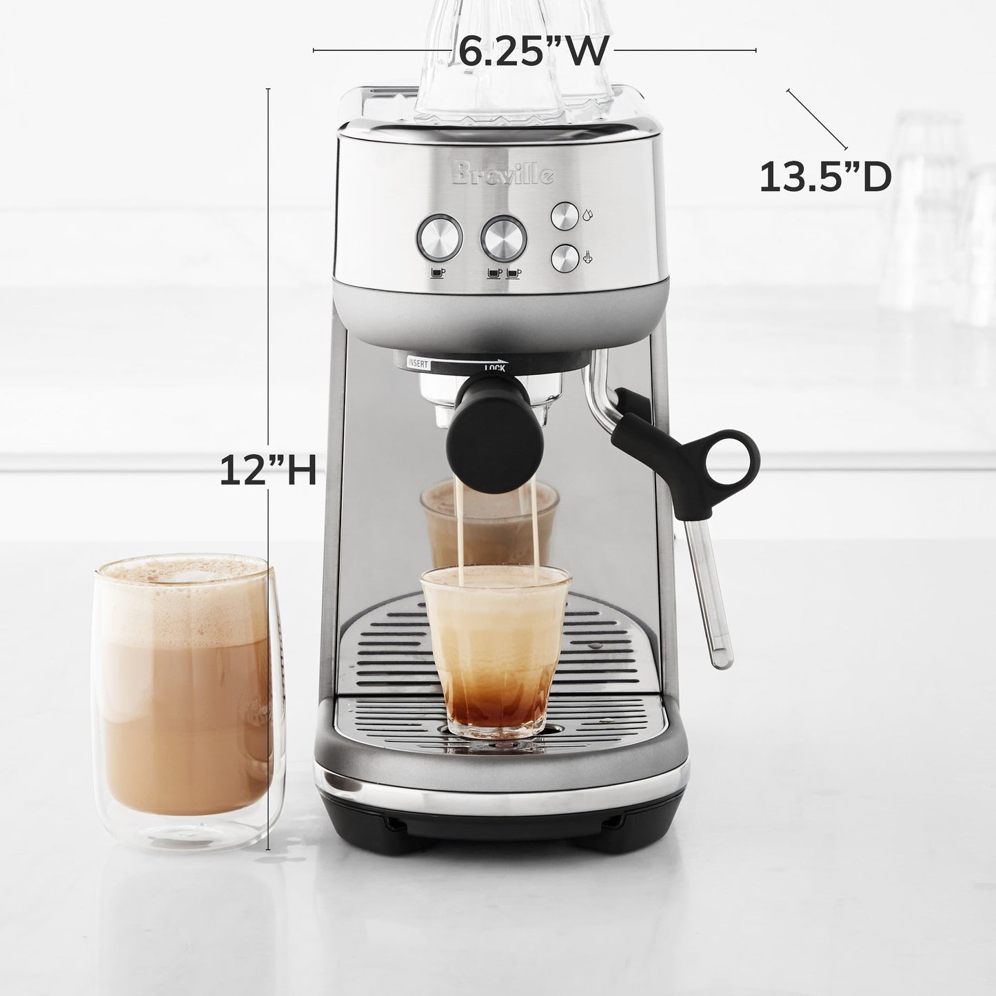 Breville Bambino Espresso Machine,47 Fluid Ounces, Stainless Steel