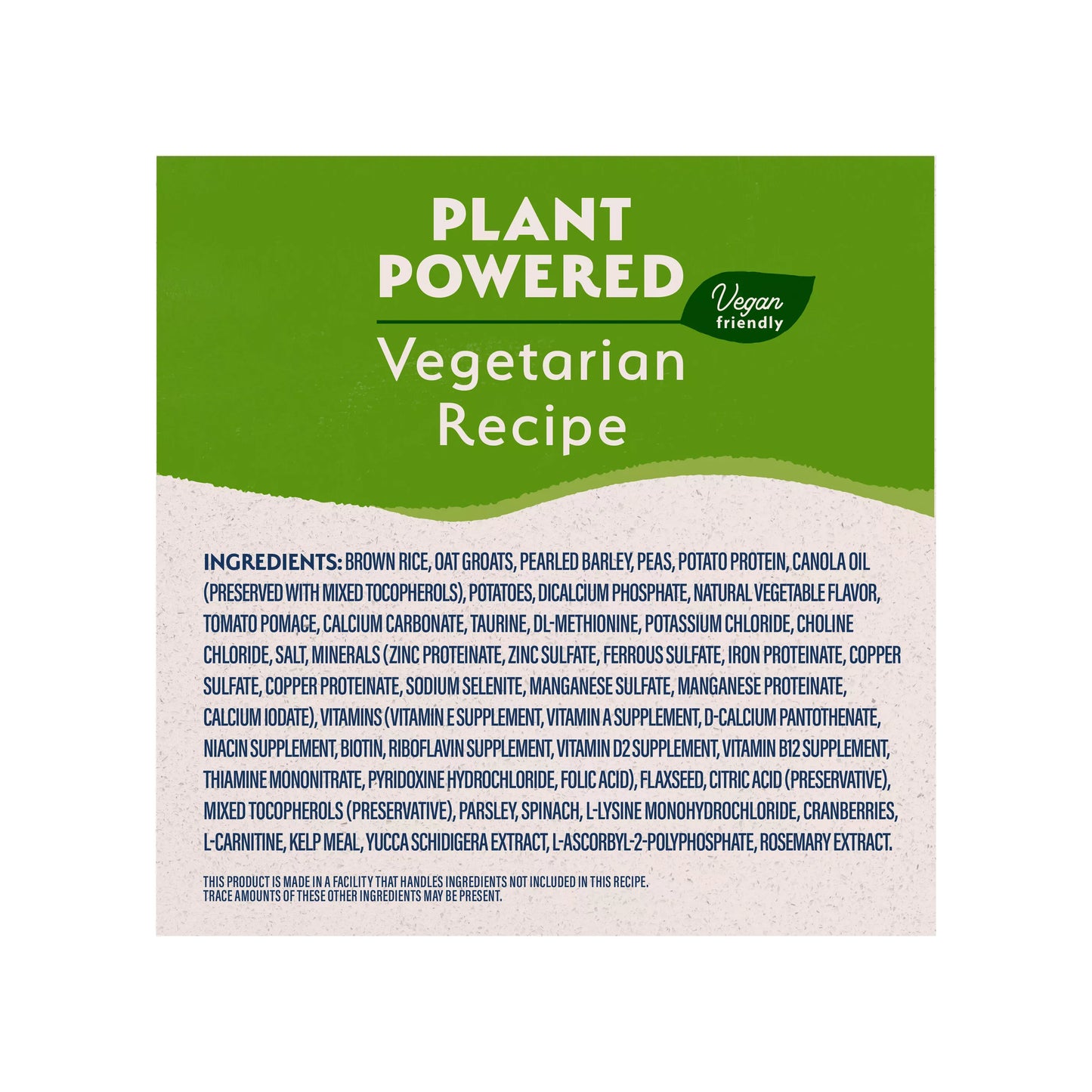 Natural Balance Adult Dry Dog Food - Vegetarian