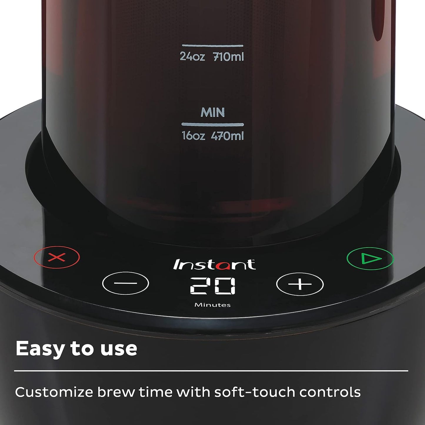 Instant Cold Brew Electric Coffee Maker, 32-Oz