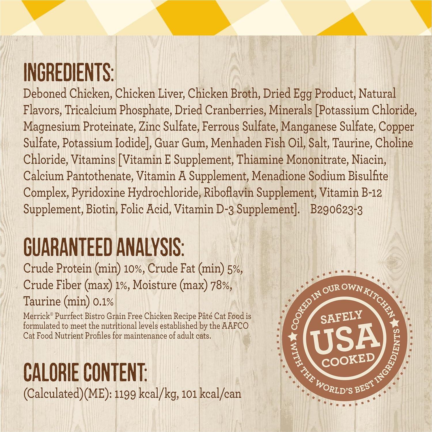 Merrick Purrfect Bistro Grain Free Chicken Recipe Pate Wet Cat Food -  Wet Cat Food Merrick