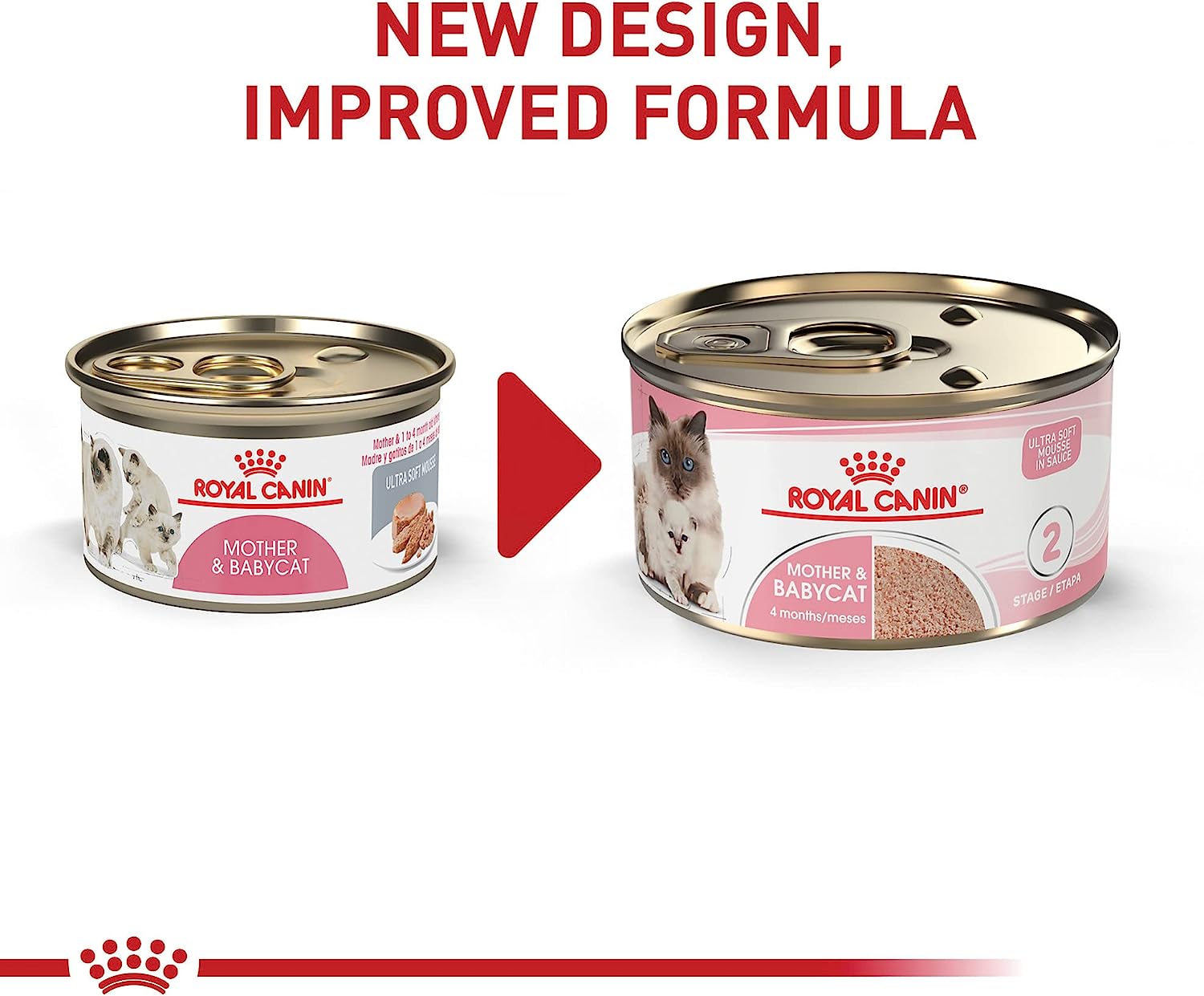 Royal Canin Feline Health Nutrition Ultra Soft Mousse in Sauce Mother & Babycat Canned Cat Food -  Wet Cat Food Royal Canin