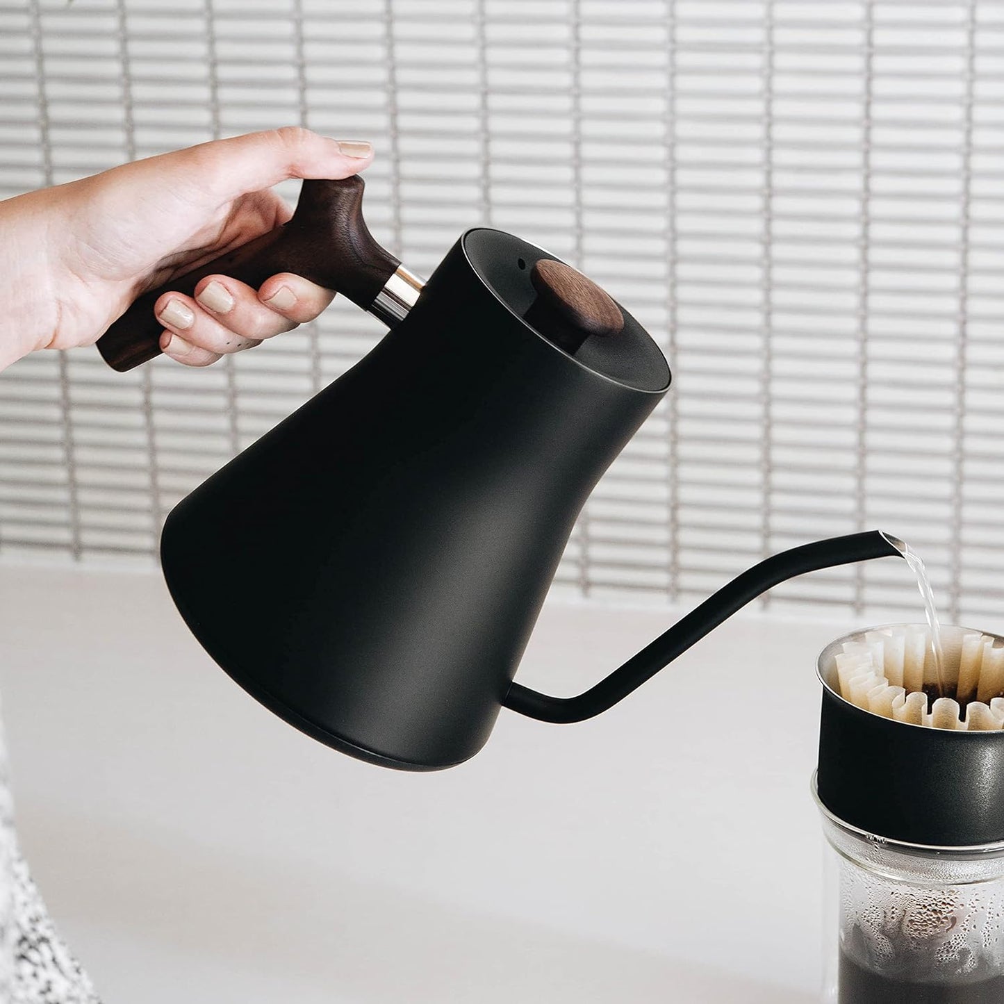 Fellow Stagg EKG Electric Gooseneck Kettle - Pour-Over Coffee and Tea Kettle