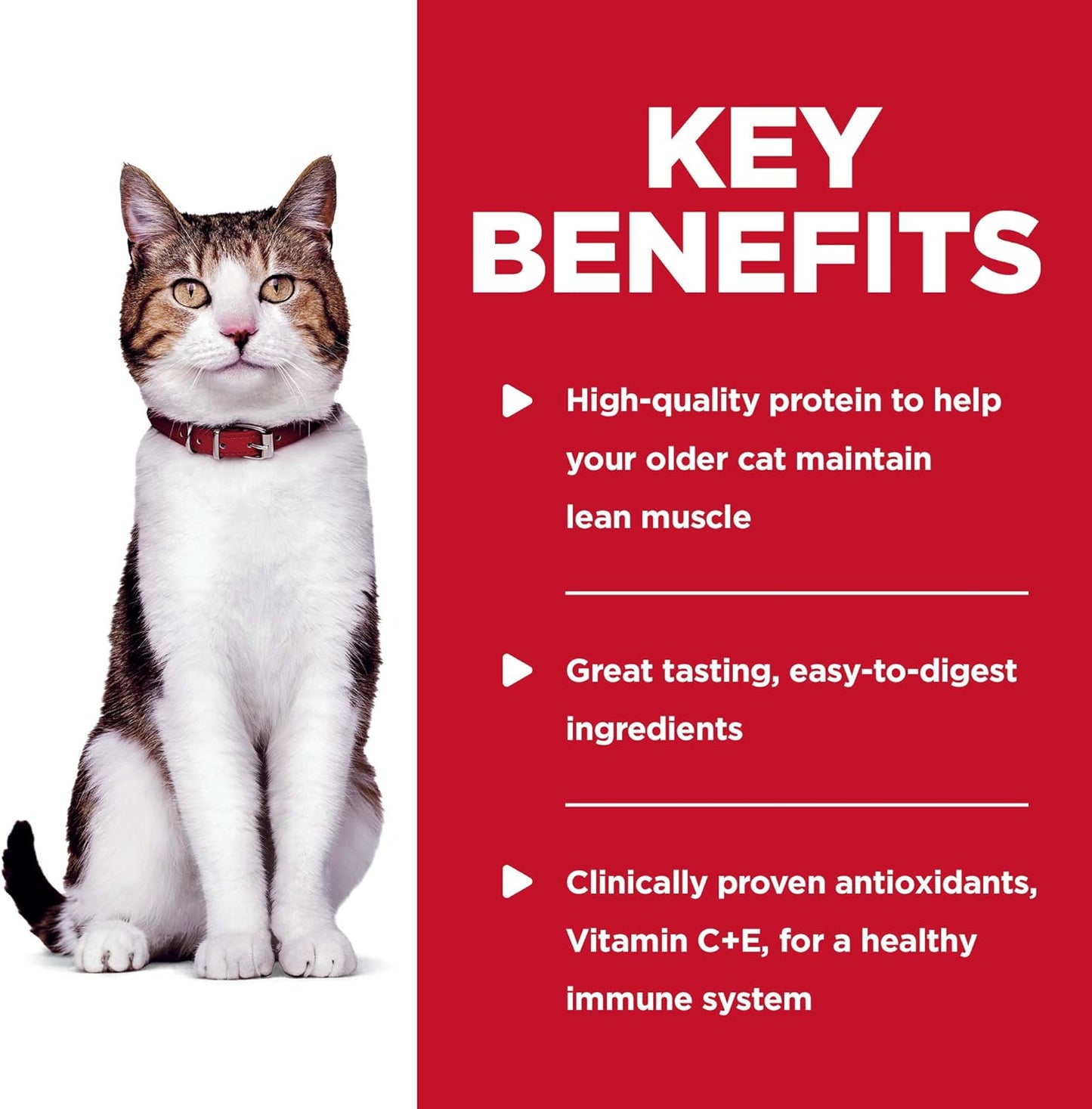 Hill's Science Diet Senior 7+ Tuna Wet Cat Food Pouches 2.8 oz, 24-Pack -  Wet Cat Food Hill's Science