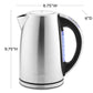 Cuisinart 1.7-Liter Stainless Steel Cordless Electric Kettle w/ 6 Preset Temperatures