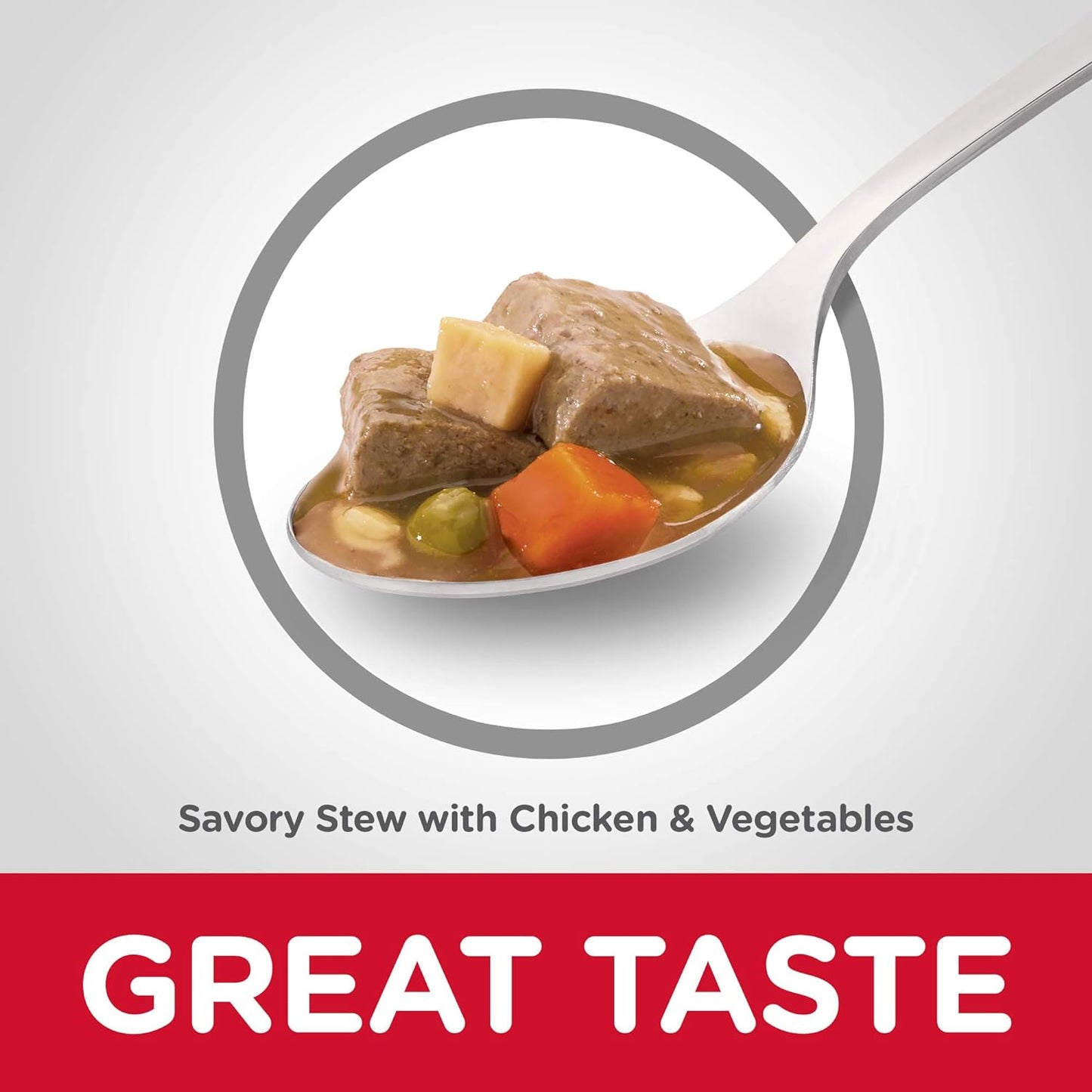 Hill's Science Diet Senior 7+ Wet Dog Food, Savory Stew With Chicken & Vegetables, 12.8 oz. Cans, 12-Pack -  Wet Dog Food Hill's Science