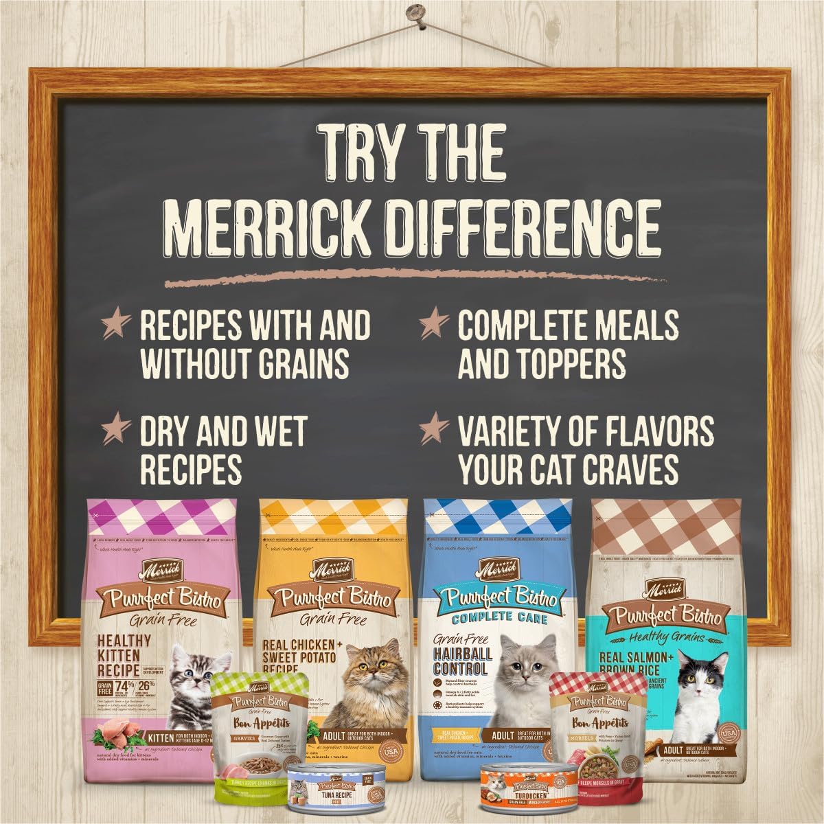 Merrick Purrfect Bistro Grain Free Chicken Recipe Pate Wet Cat Food -  Wet Cat Food Merrick