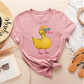 Duck Summer Wear Glasses Shirt, Vacation Shirt, Cute Duck Shirt, Duck Lover Shirt, Farmer Shirt, Duck Mom