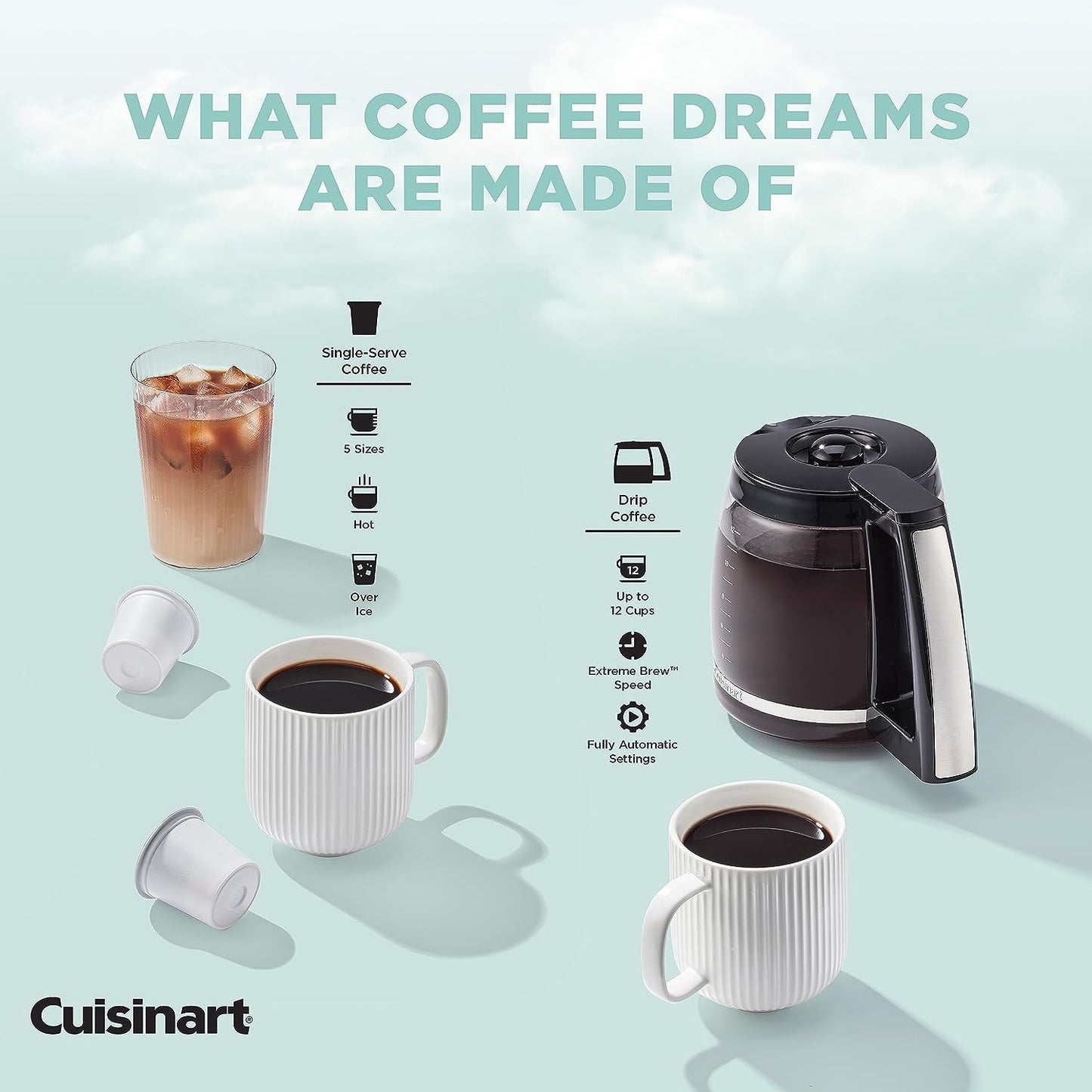 Cuisinart Coffee Maker, 12-Cup Glass Carafe, Automatic Coffee Maker