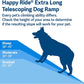 PetSafe Happy Ride Extra Long Telescoping Dog Ramp, 87" L x 20" W -  Pet Ramp PetSafe